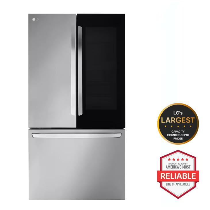 27 cu. ft. Smart InstaView® Counter-Depth MAX™ French Door Refrigerator