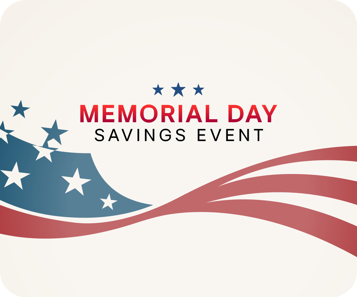 Memorial Day Savings Event Image