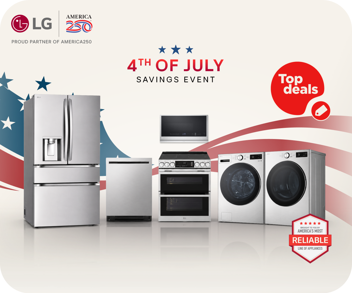 4th of July Savings Event Appliances Image