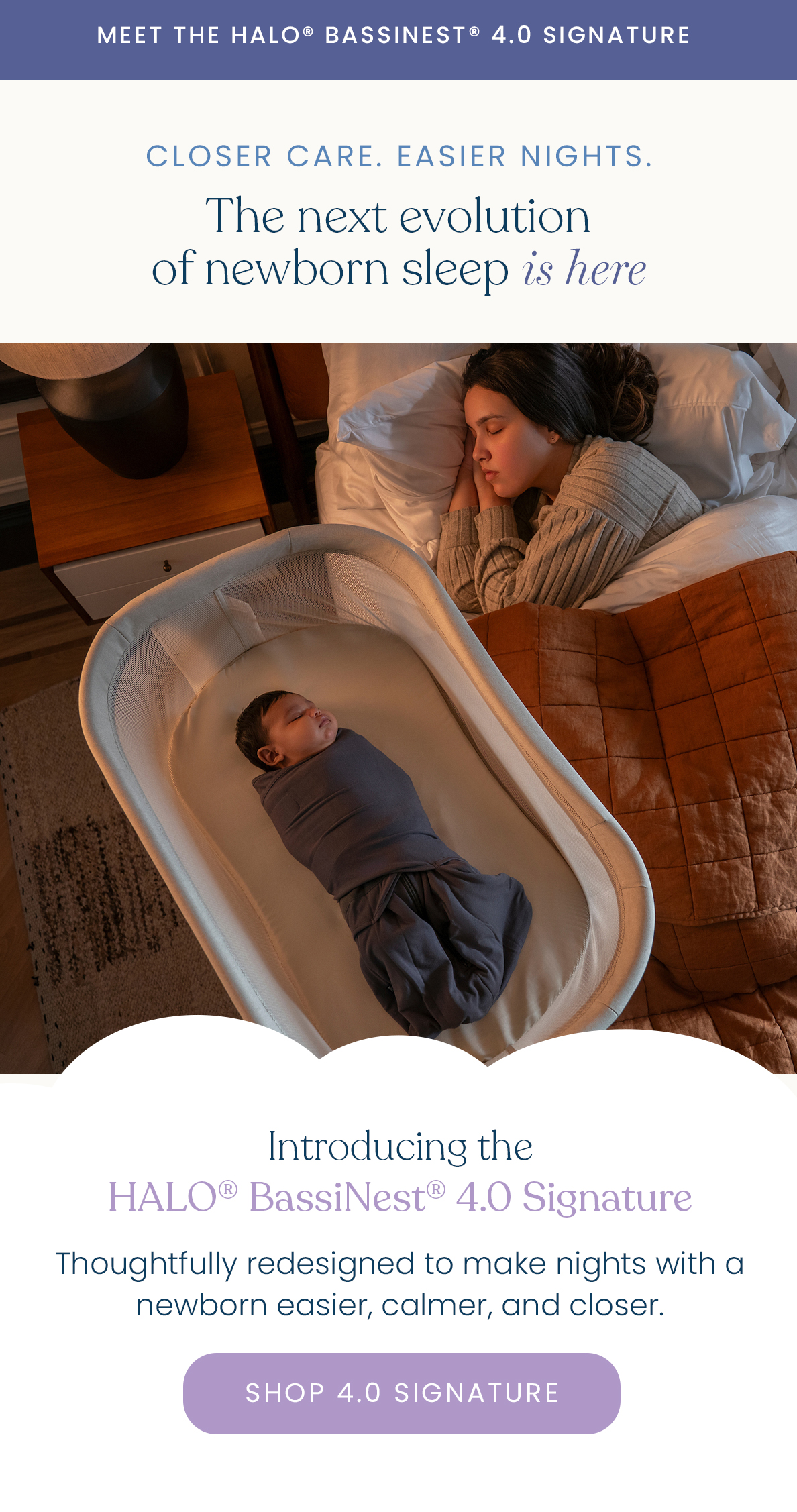 HALO® BassiNest® Swivel Sleeper 4.0 Signature