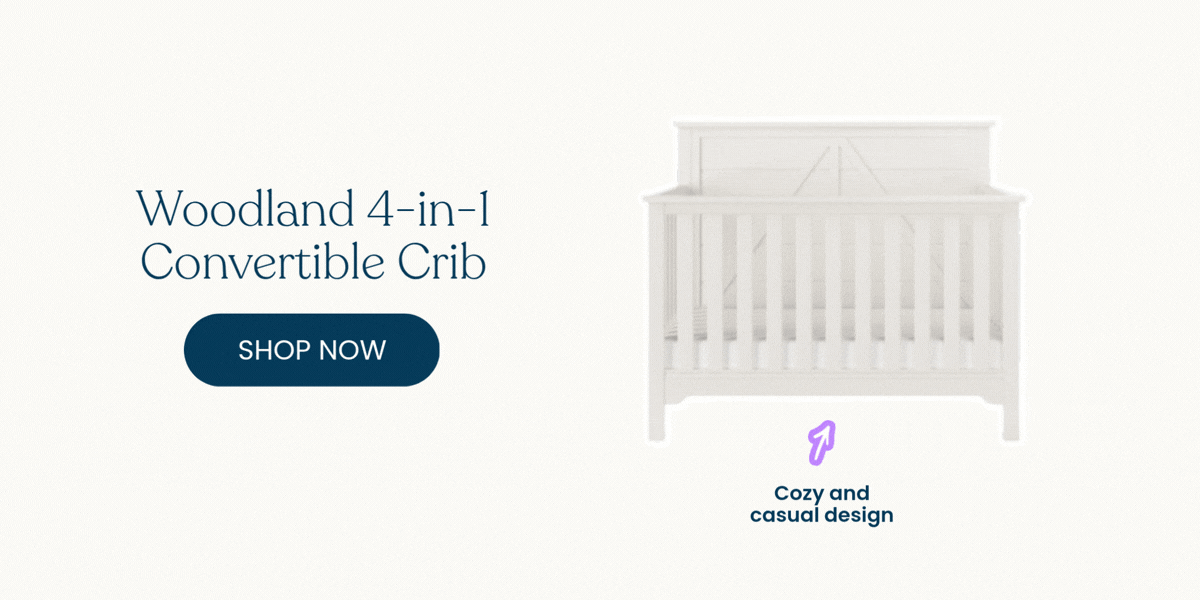 Woodland 4-in-1 Convertible Crib