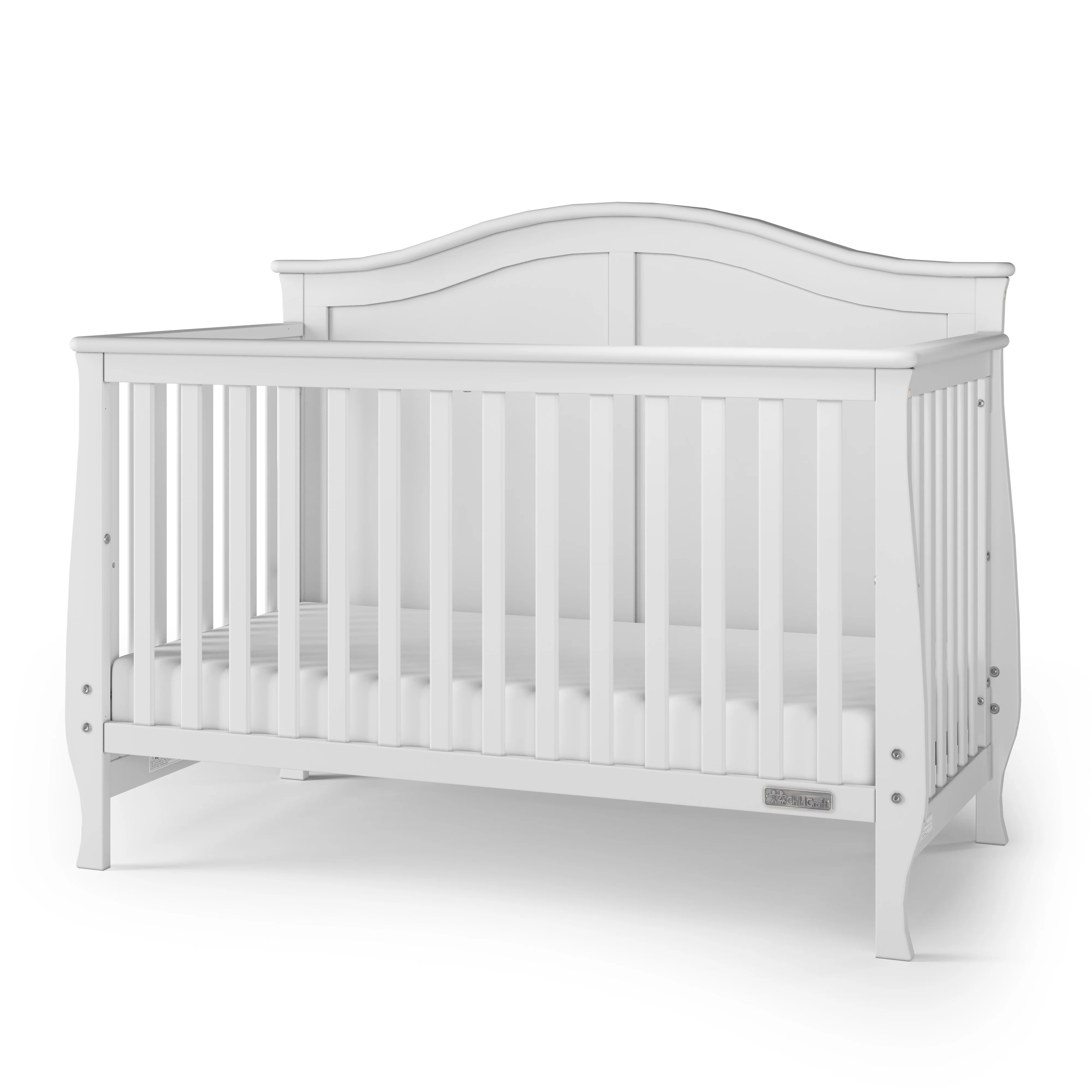 Image of Camden 4-in-1 Convertible Crib, Matte White