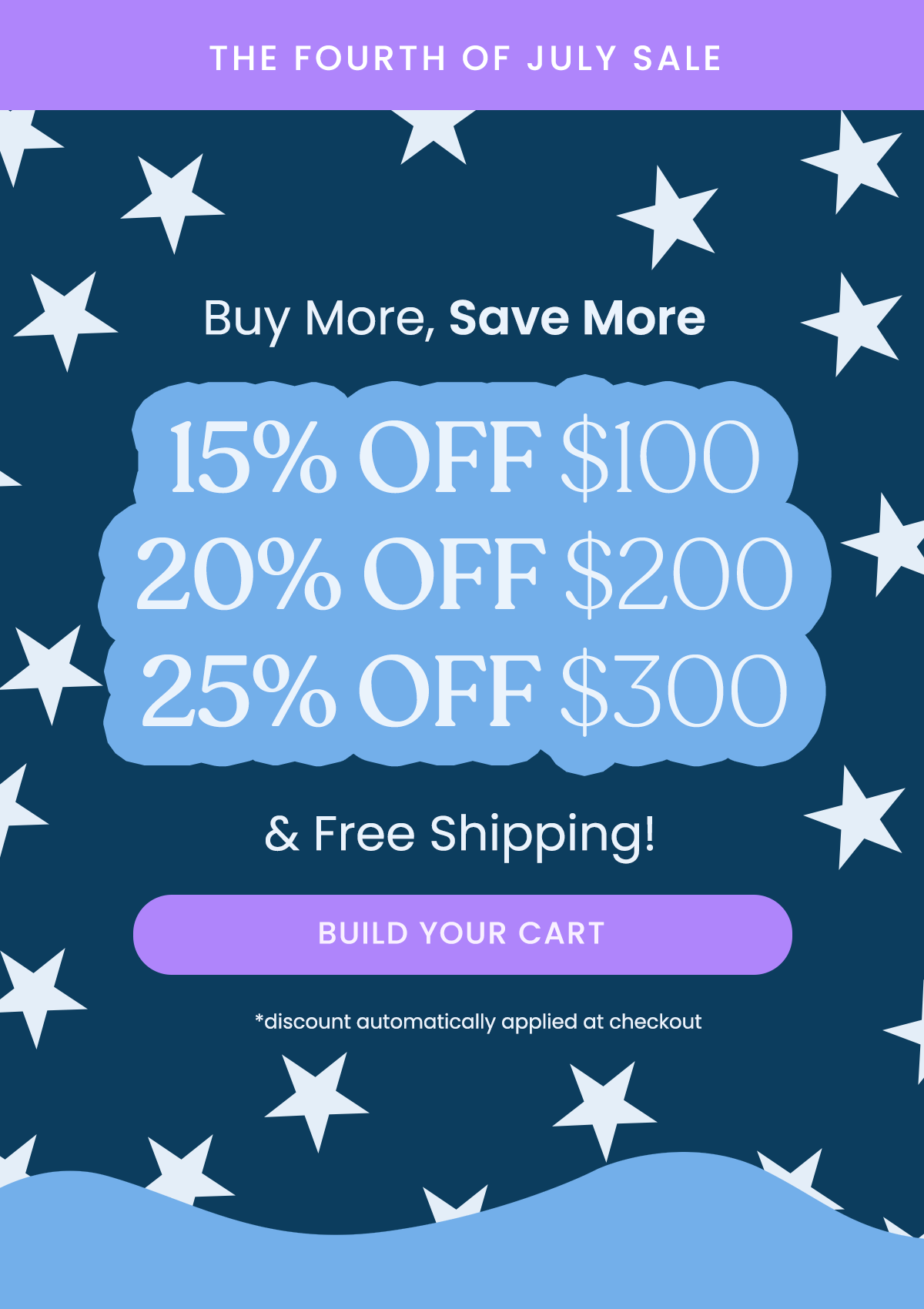 Fourth of July Sale