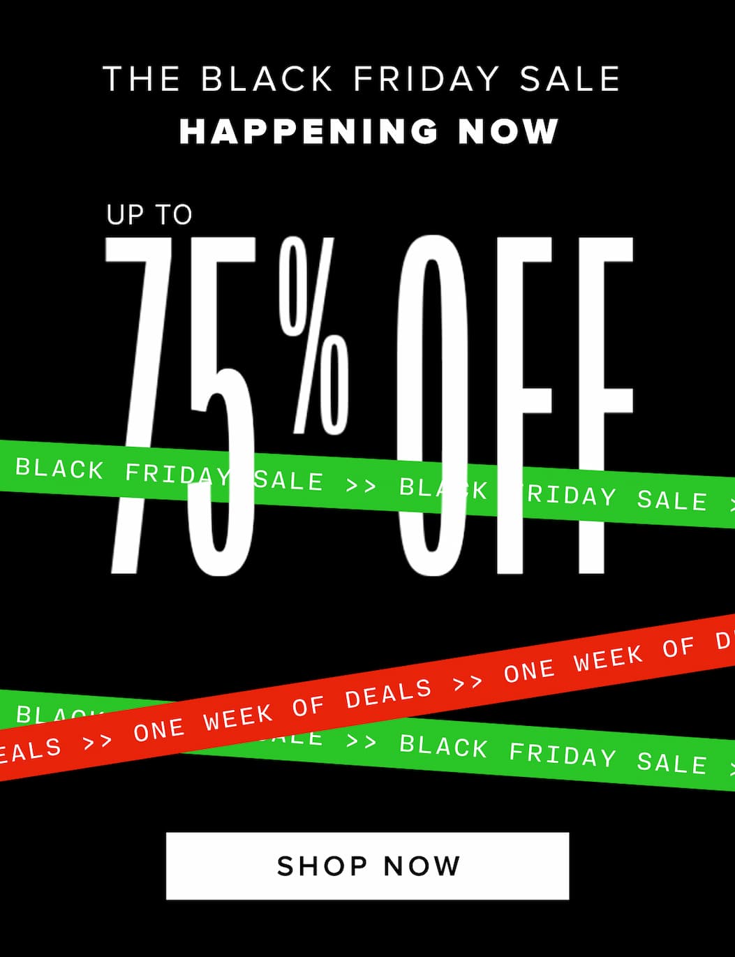 Up to 75% Off