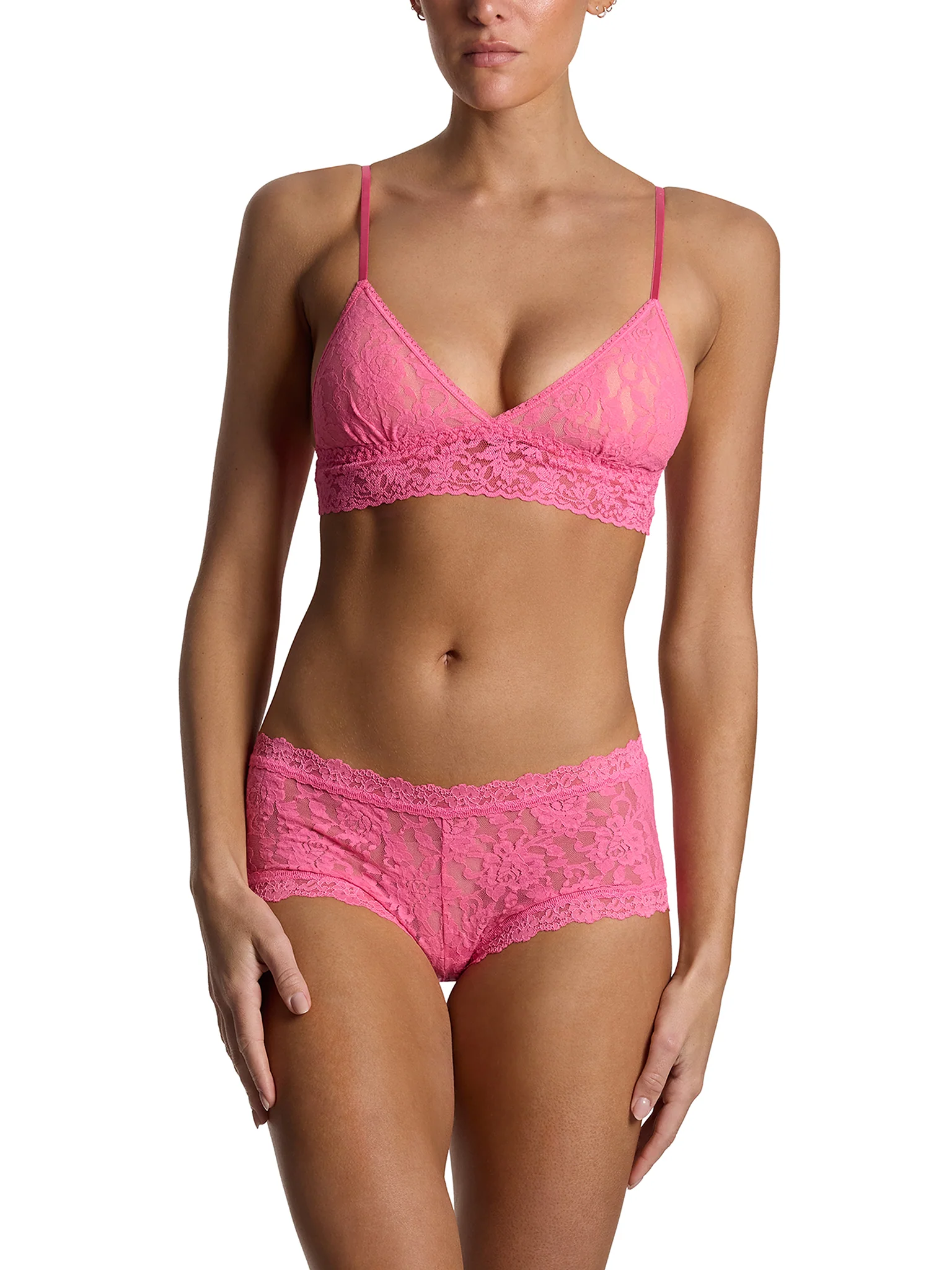 Image of Signature Lace® Boyshort Amused Pink Sale