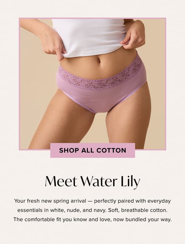 an image of a woman in a white tank top and purple panties