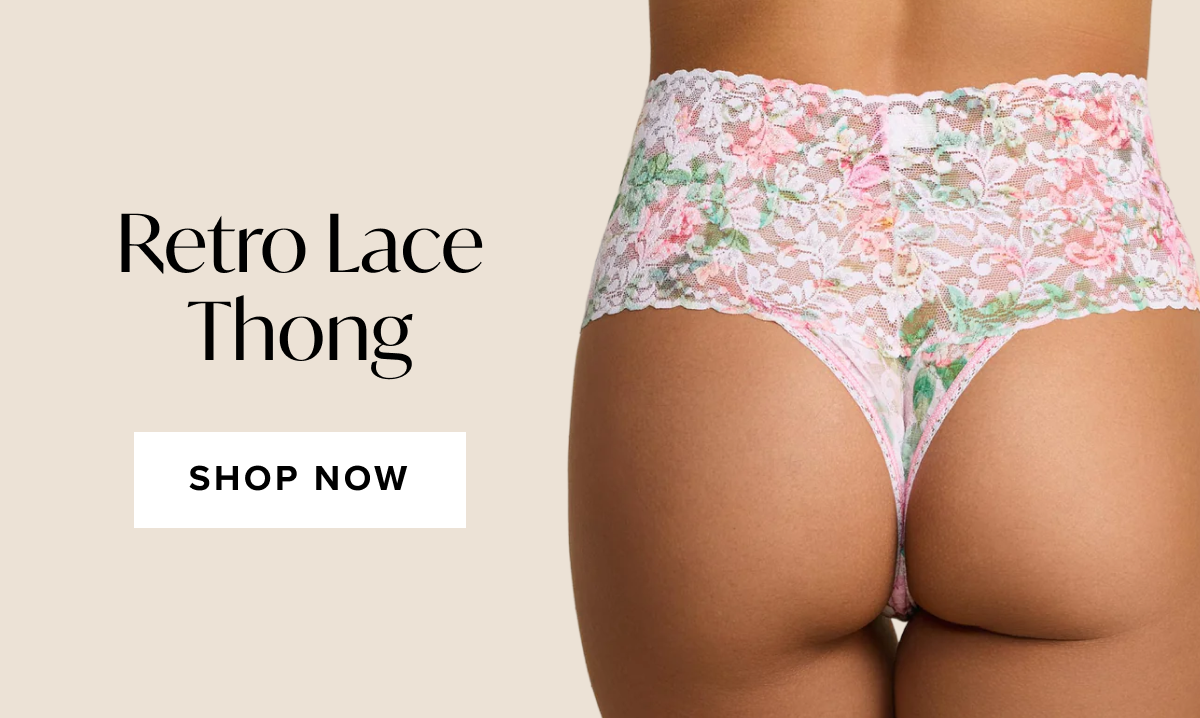 Retro Lace Thong - Shop Now