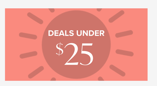 Deals under $25