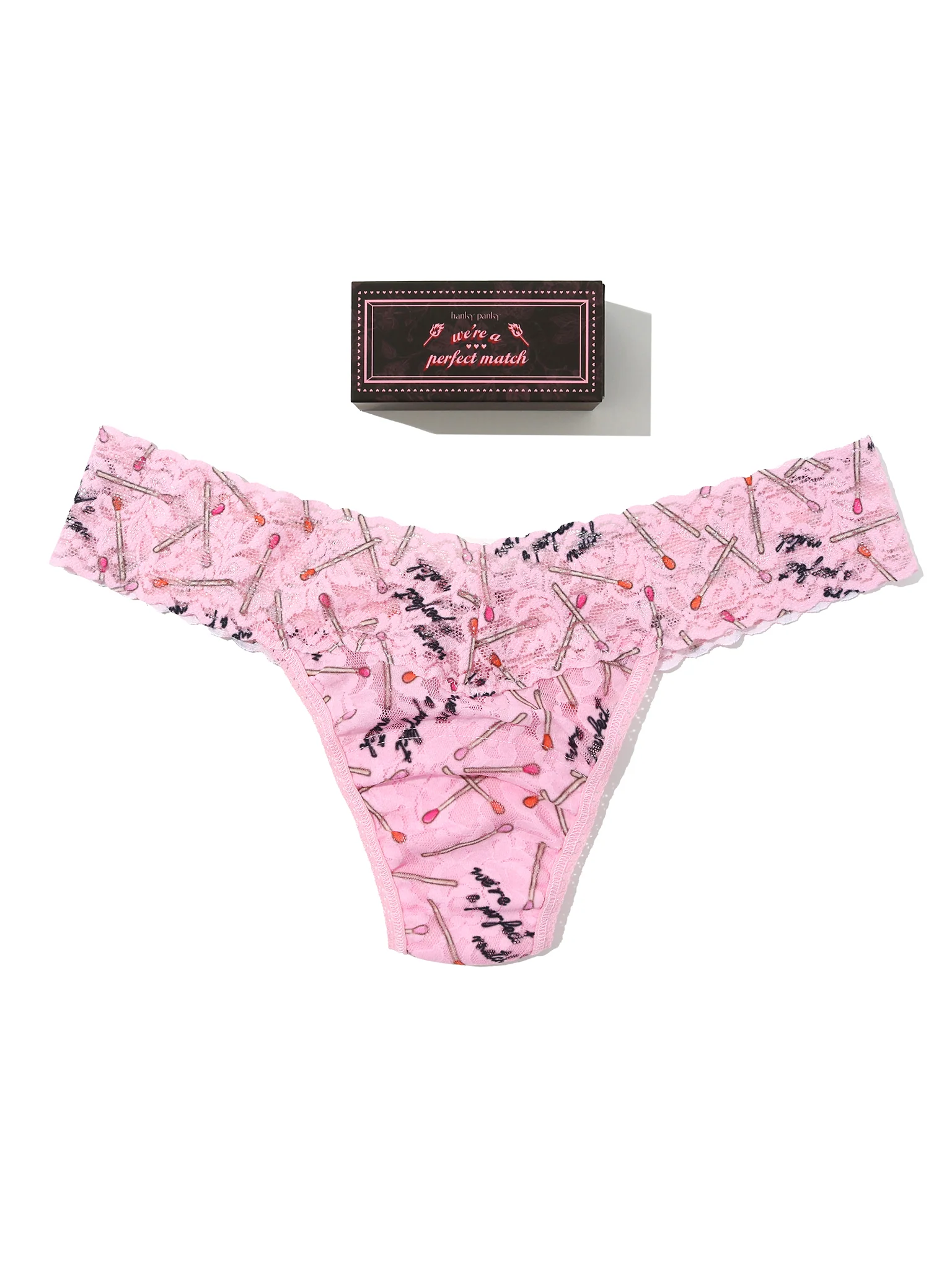 Image of Signature Lace® Low Rise Matchbox Perfect Match Pink Sale