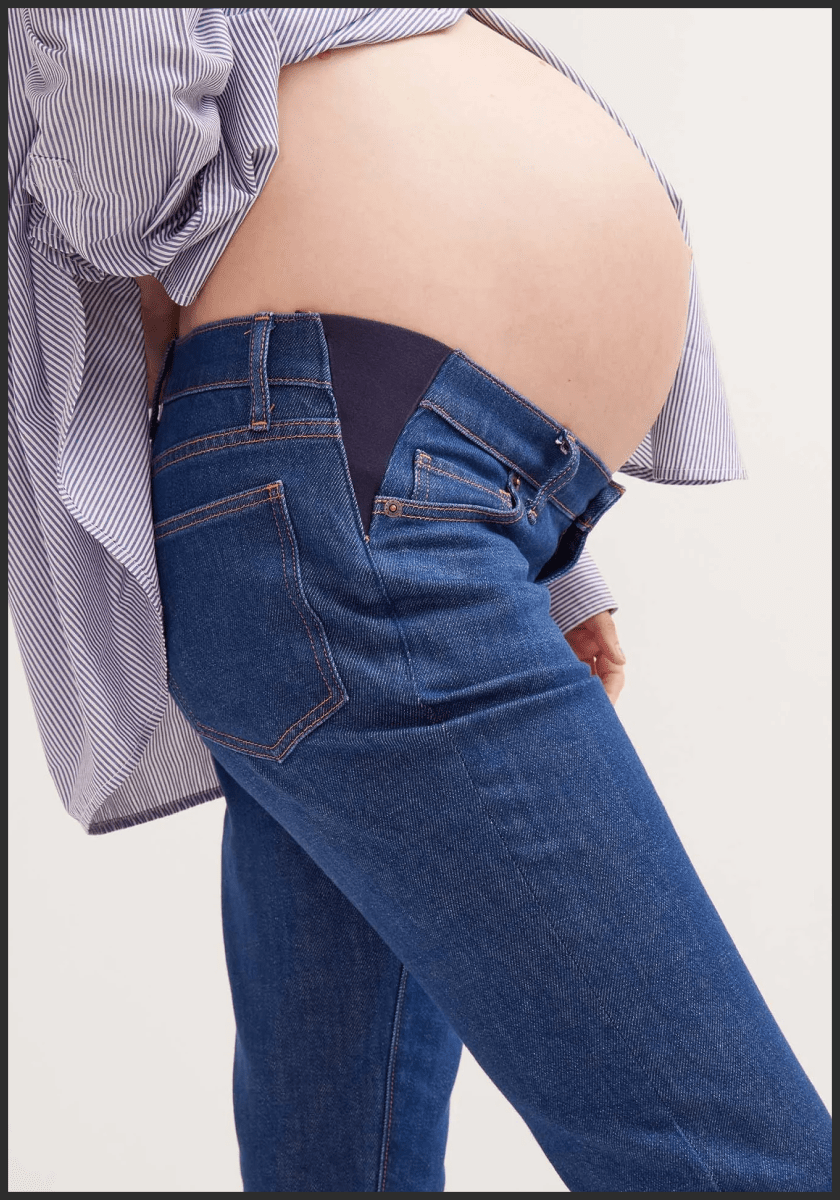 the straight leg maternity jean