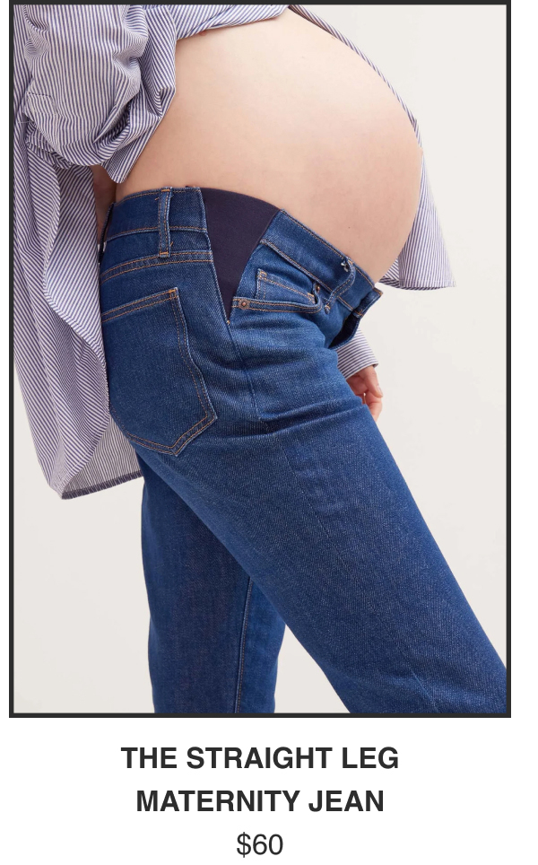 The Straight Leg Maternity Jean