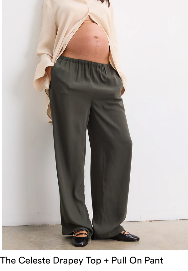 The Celeste Drapey Top + Pull On Pant
