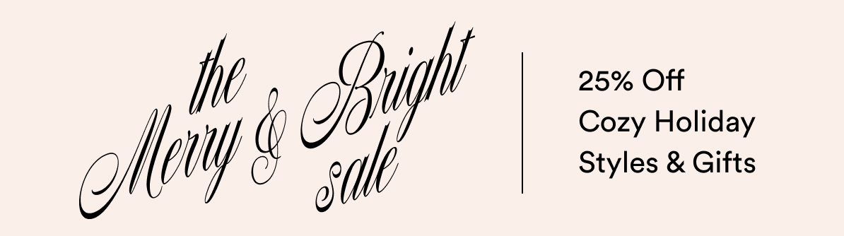 The Merry & Bright Sale