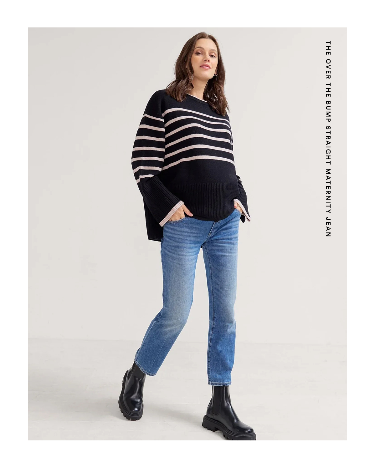 The Over the Bump Straight Maternity Jean