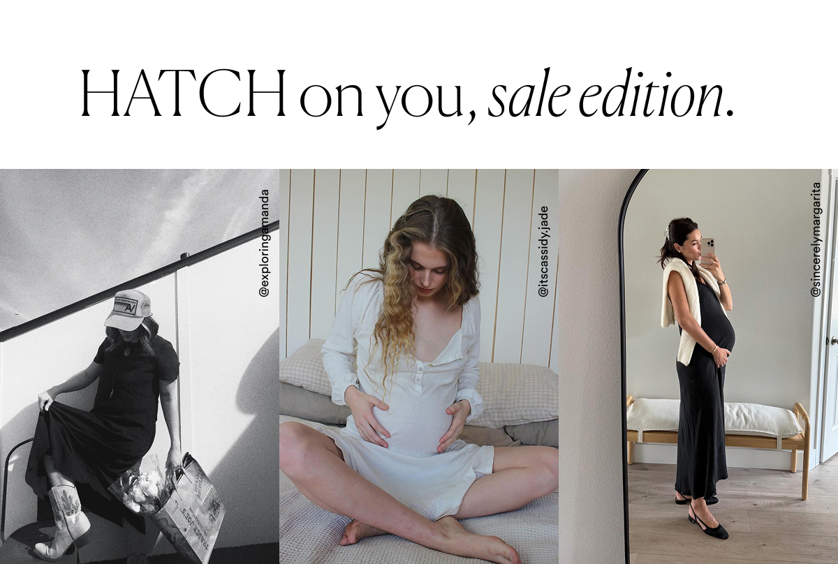 HATCH on you, sale edition 