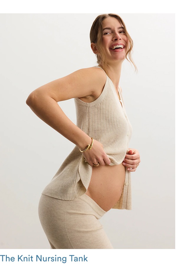 The Knit Nursing Tank