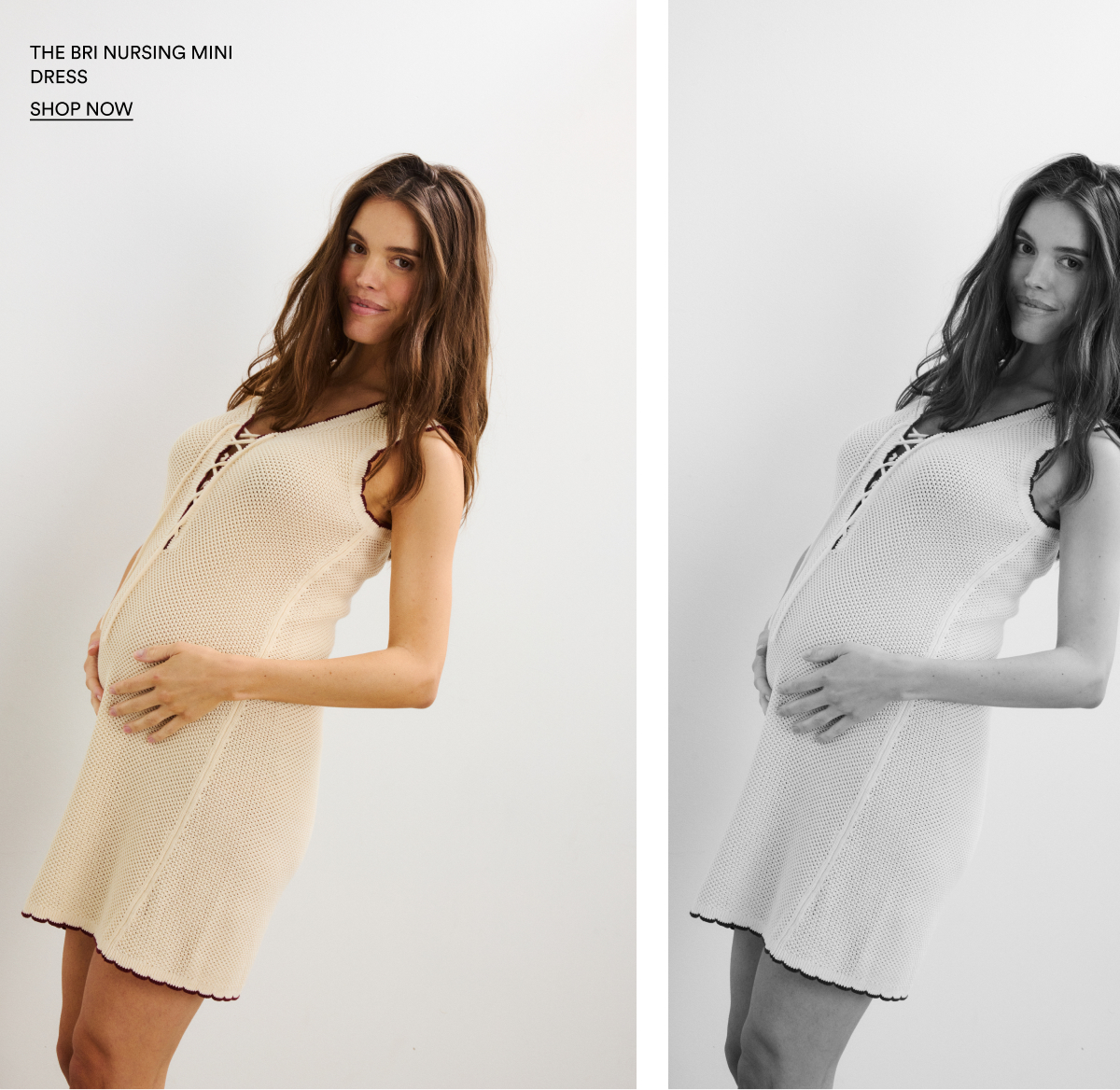 The Bri Nursing Mini Dress