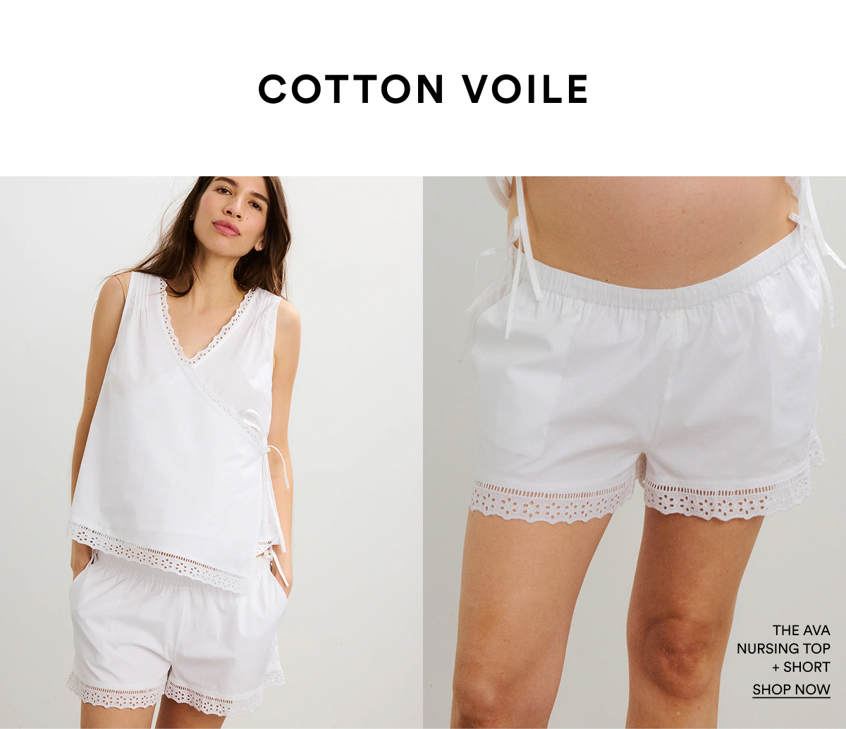 The Ava Nursing Top & Short