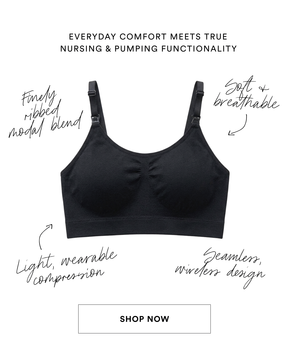 The Essential Nursing & Pumping Bra