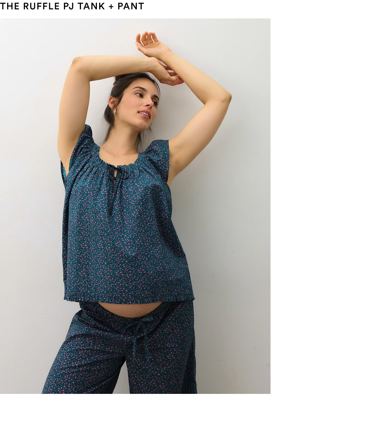 The Ruffle PJ Tank and Pant