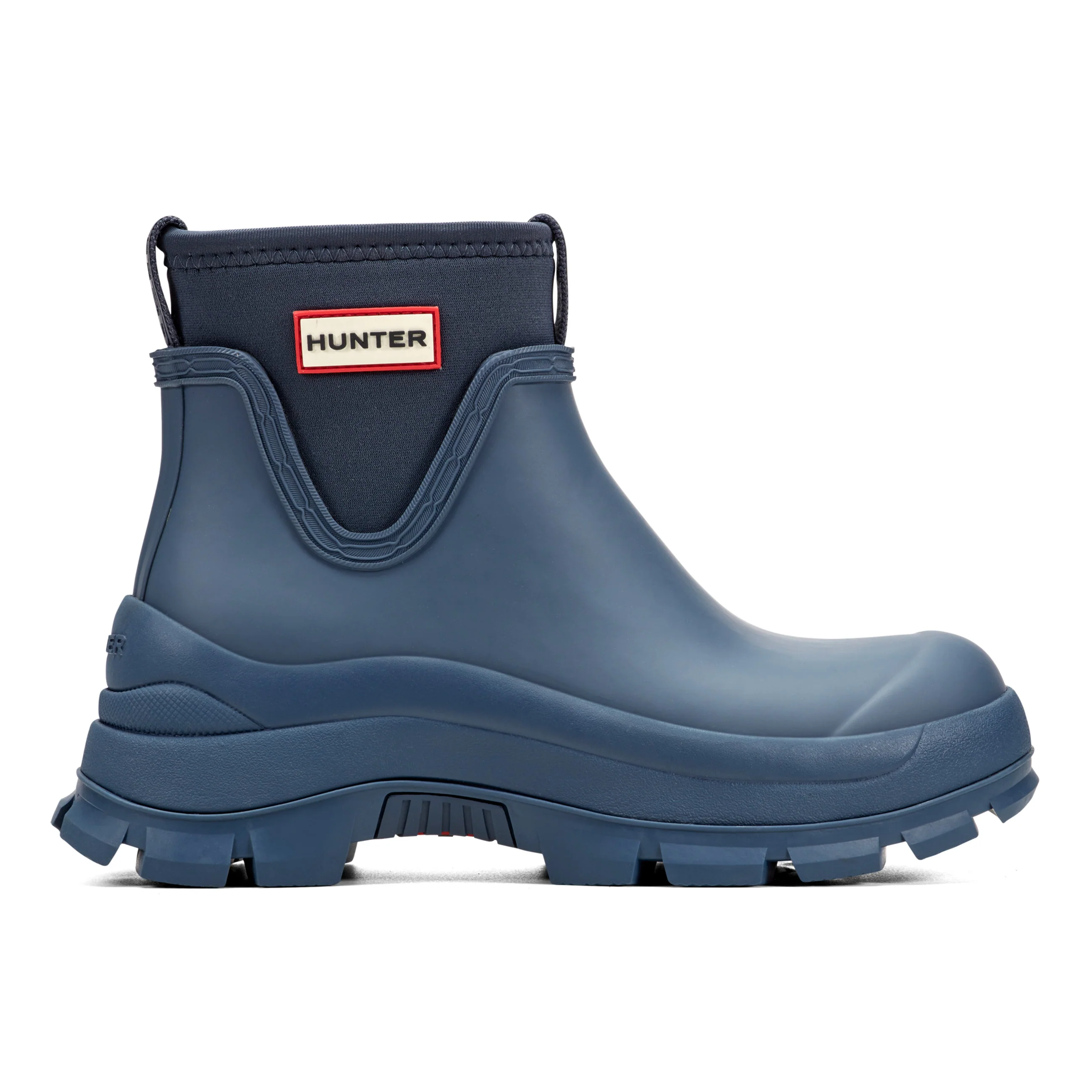 Image of Women's Eloise Lug Sole Waterproof Neoprene Rain Booties