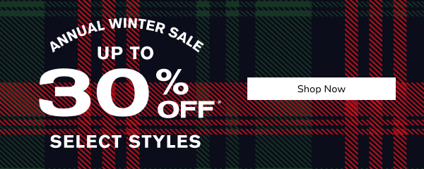 ANNUAL WINTER SALE [Shop Now]
