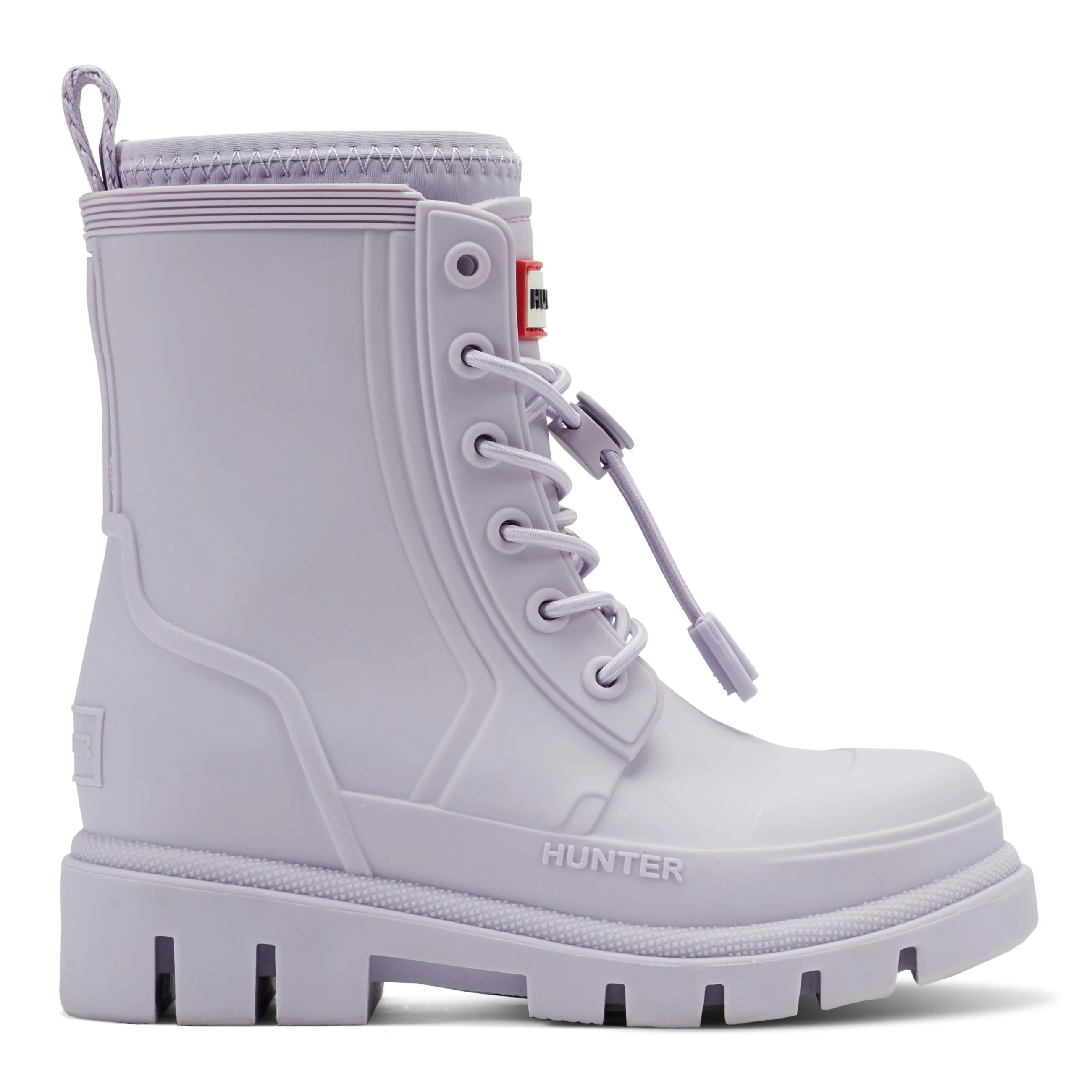 Image of Little Kids Stamp Lace-Up Waterproof Ankle Boots