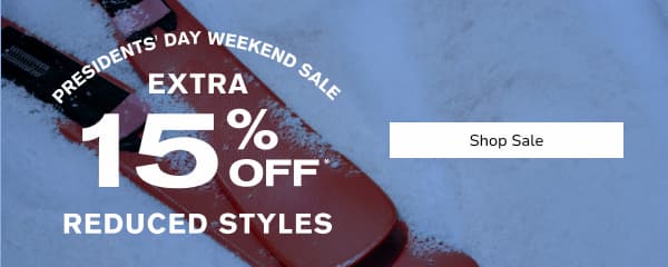Presidents Day Weekend Sale