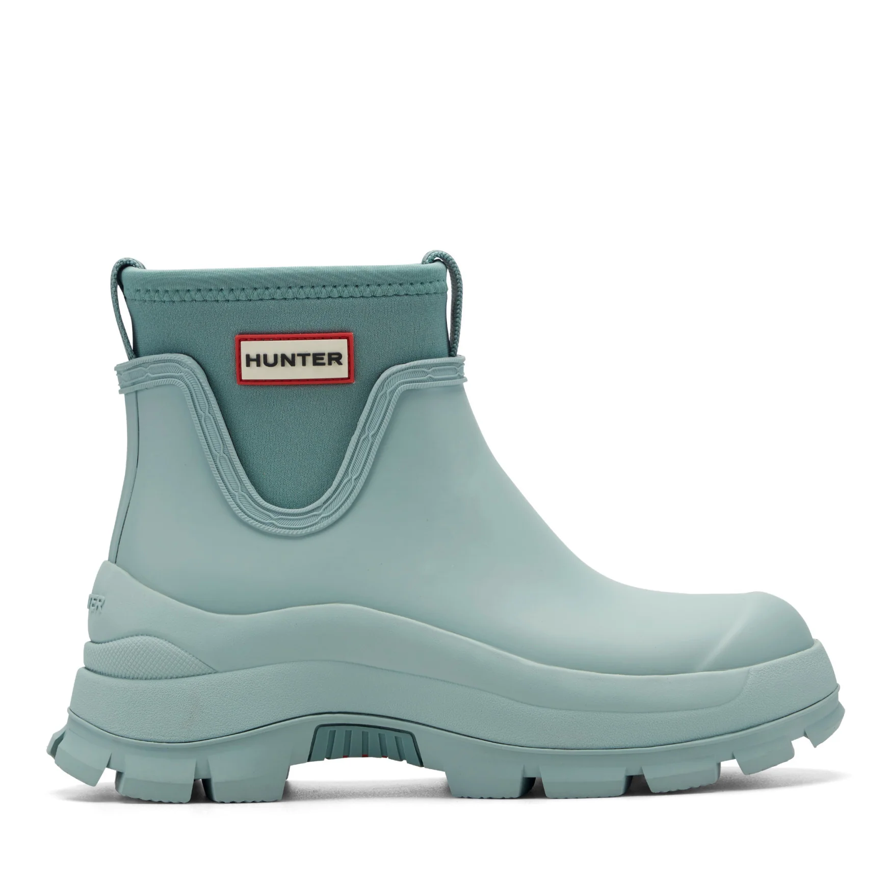 Image of Women's Eloise Lug Sole Waterproof Neoprene Rain Booties