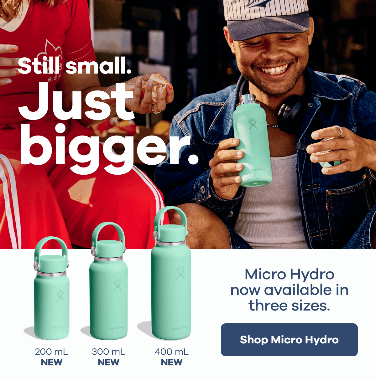 Still small. Just bigger. Micro Hydro now available in three sizes. | Shop Micro Hydro