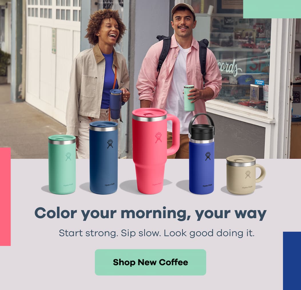 Color your morning, your way. Start strong. Sip slow. Look good doing it. | Shop New Coffee