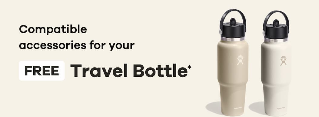 Compatible accessories for your FREE Travel Bottle