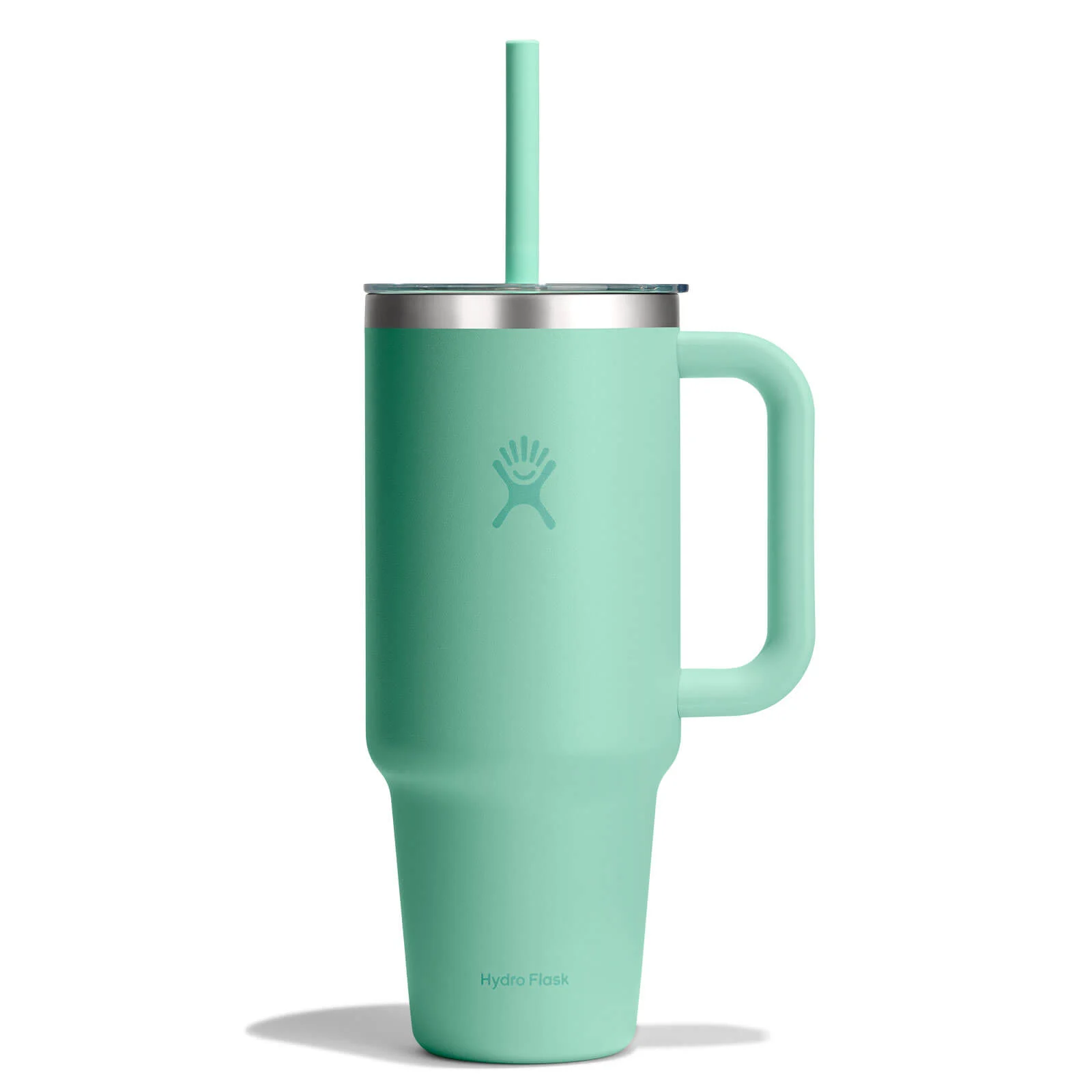 Image of 40 oz Travel Tumbler Clear Lid - Mermaid Green