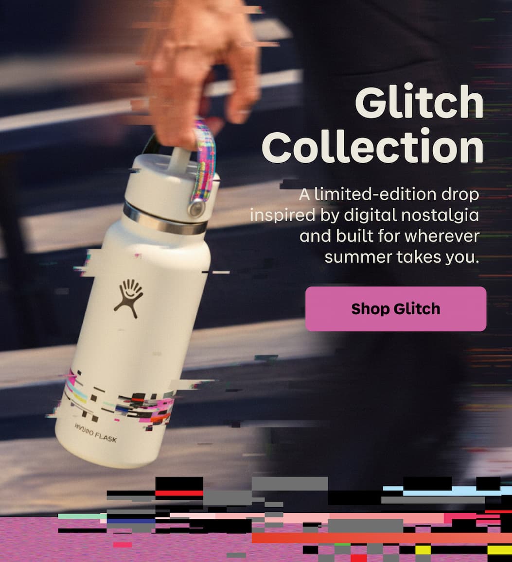 Glitch Collection. A limited-edition drop inspired by digital nostalgia and built for wherever summer takes you. | Shop Glitch