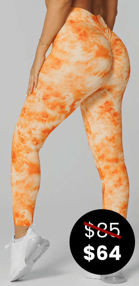 GLOW V-CUT SCRUNCH LEGGING