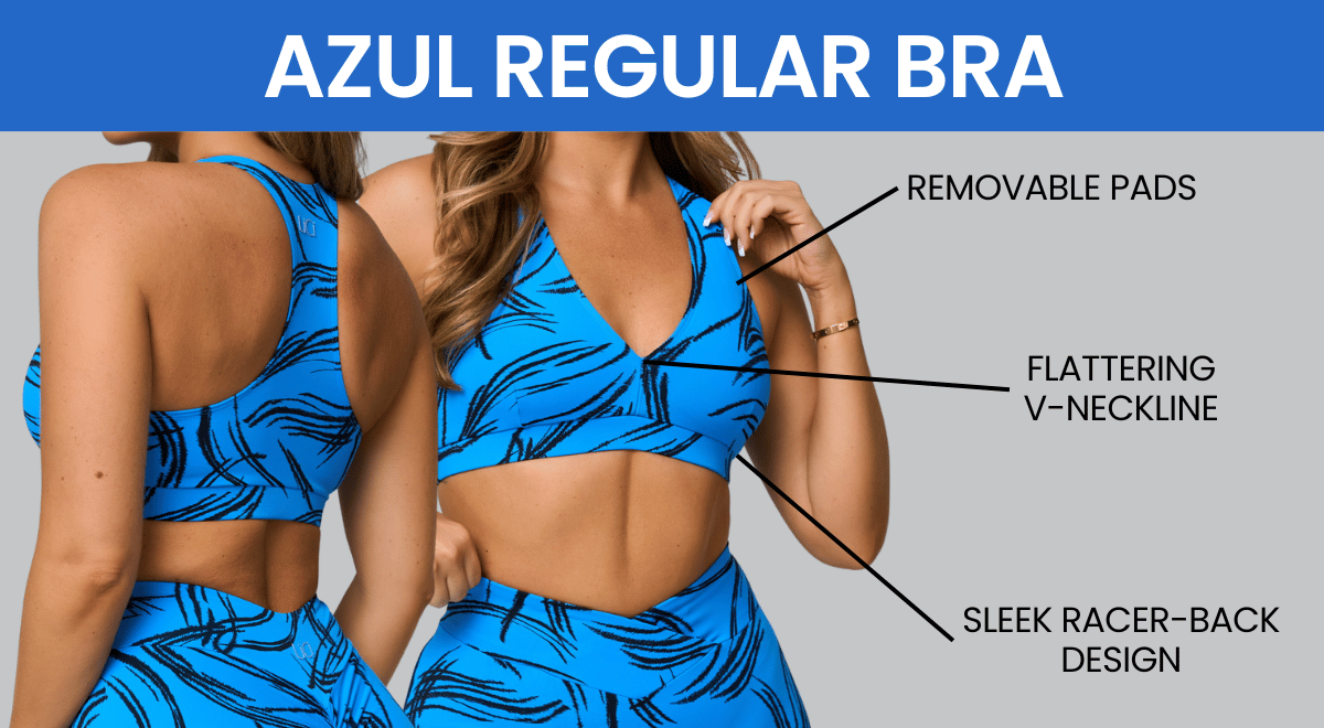 Azul Regular Bra