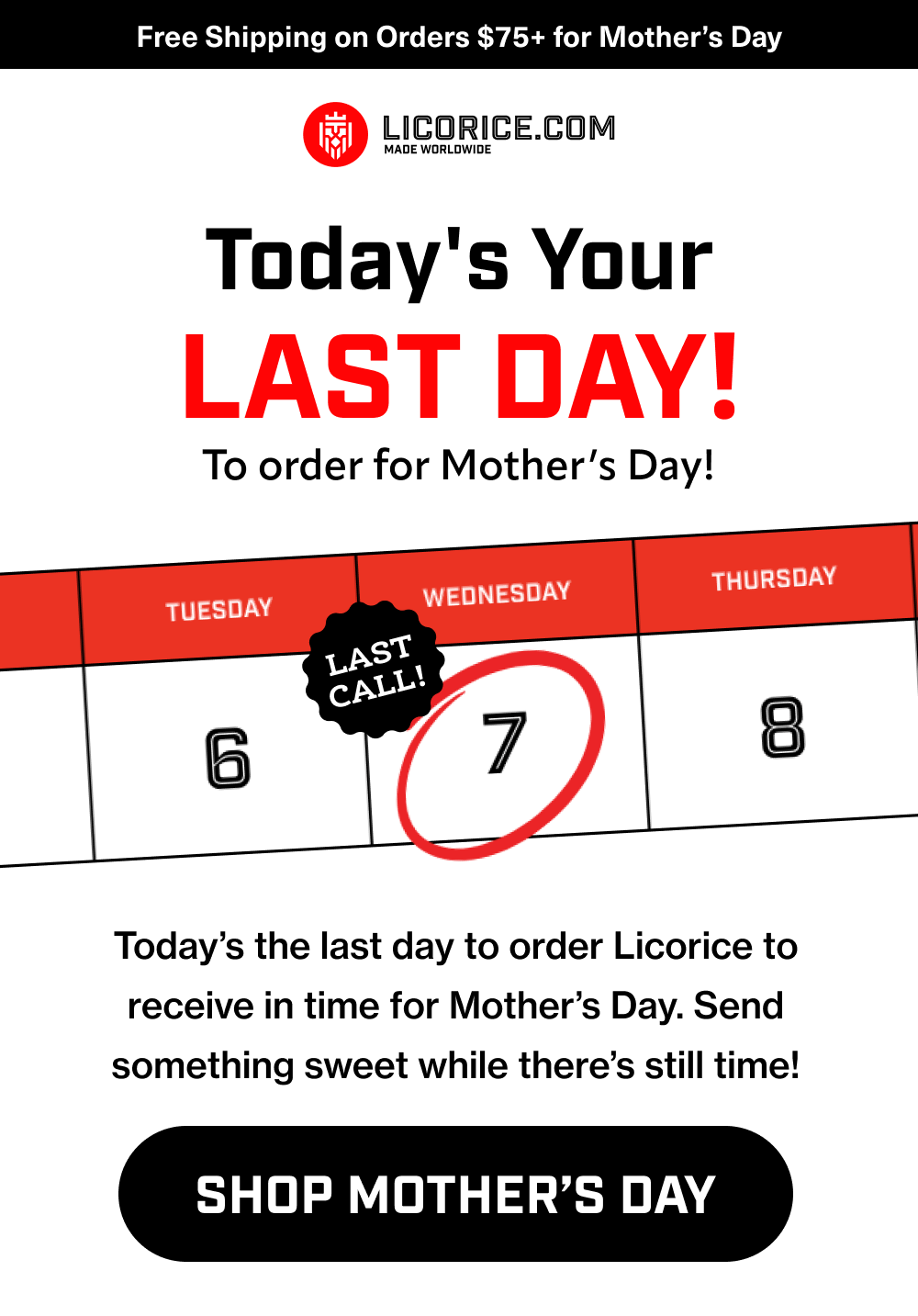 Mother's Day Licorice