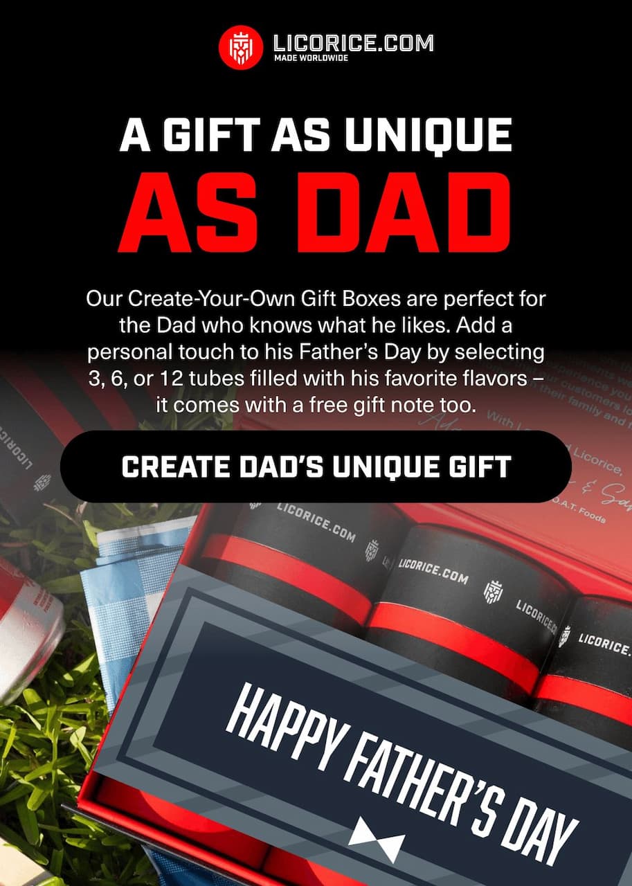 Shop Father's Day Licorice Collection