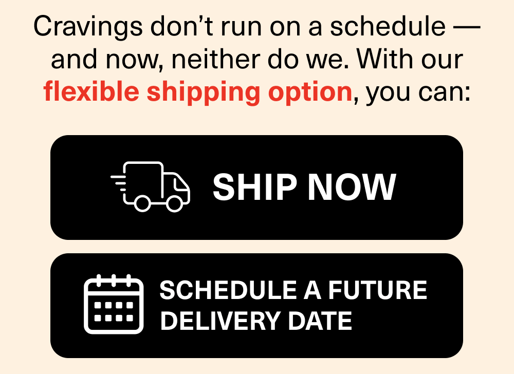 Flexible Shipping Option