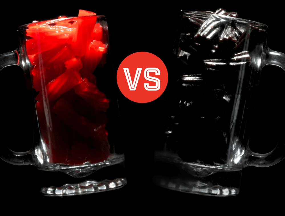 Red vs Black Licroice