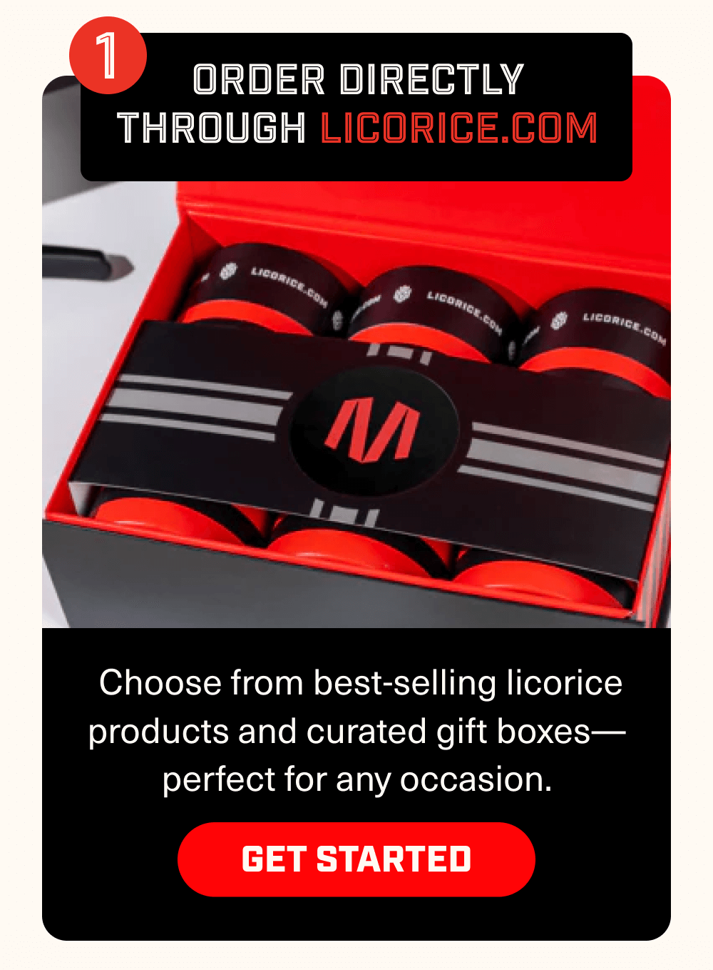 Order Directly Through Licorice.com