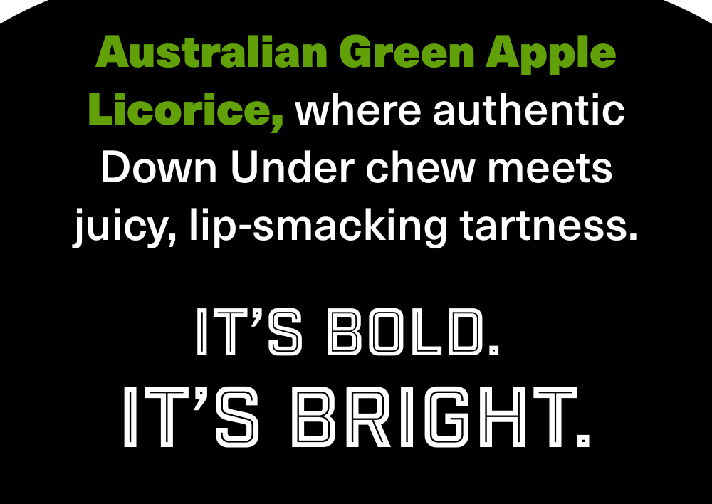 Our Australian Green Apple Licorice