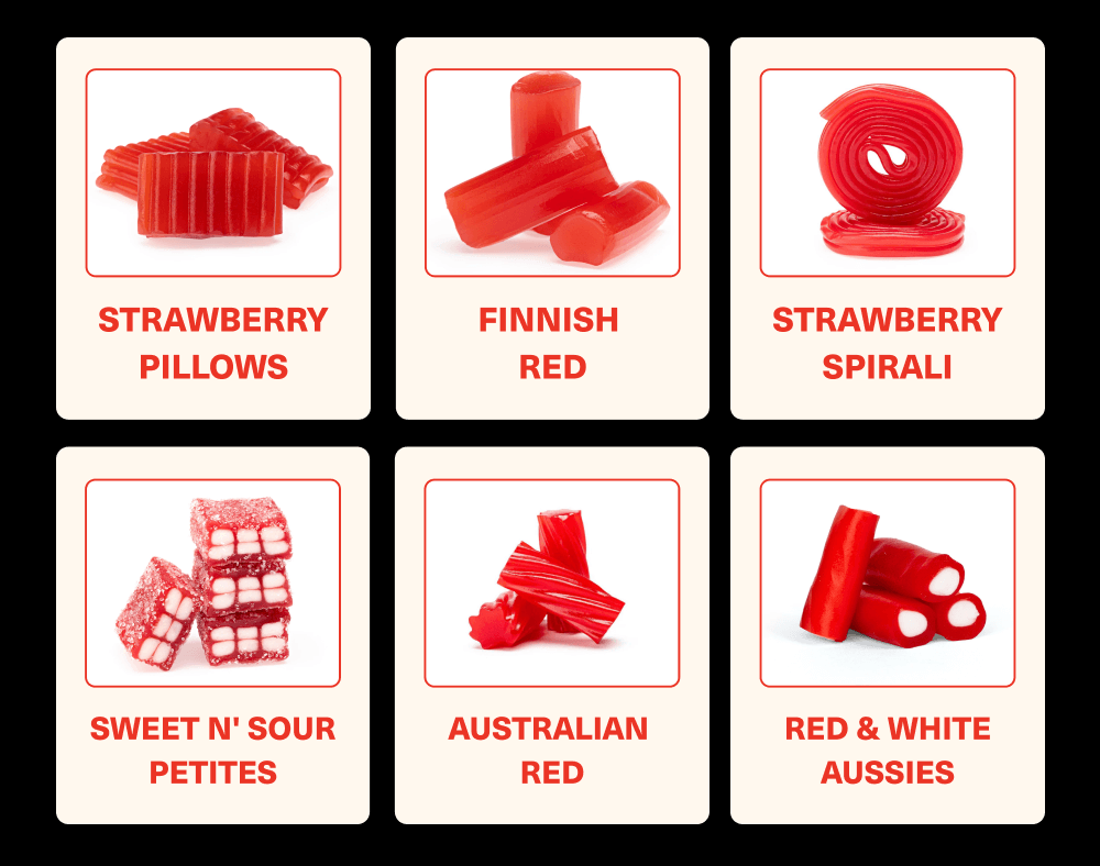 Red Licorice Lover 6-Pack Bundle