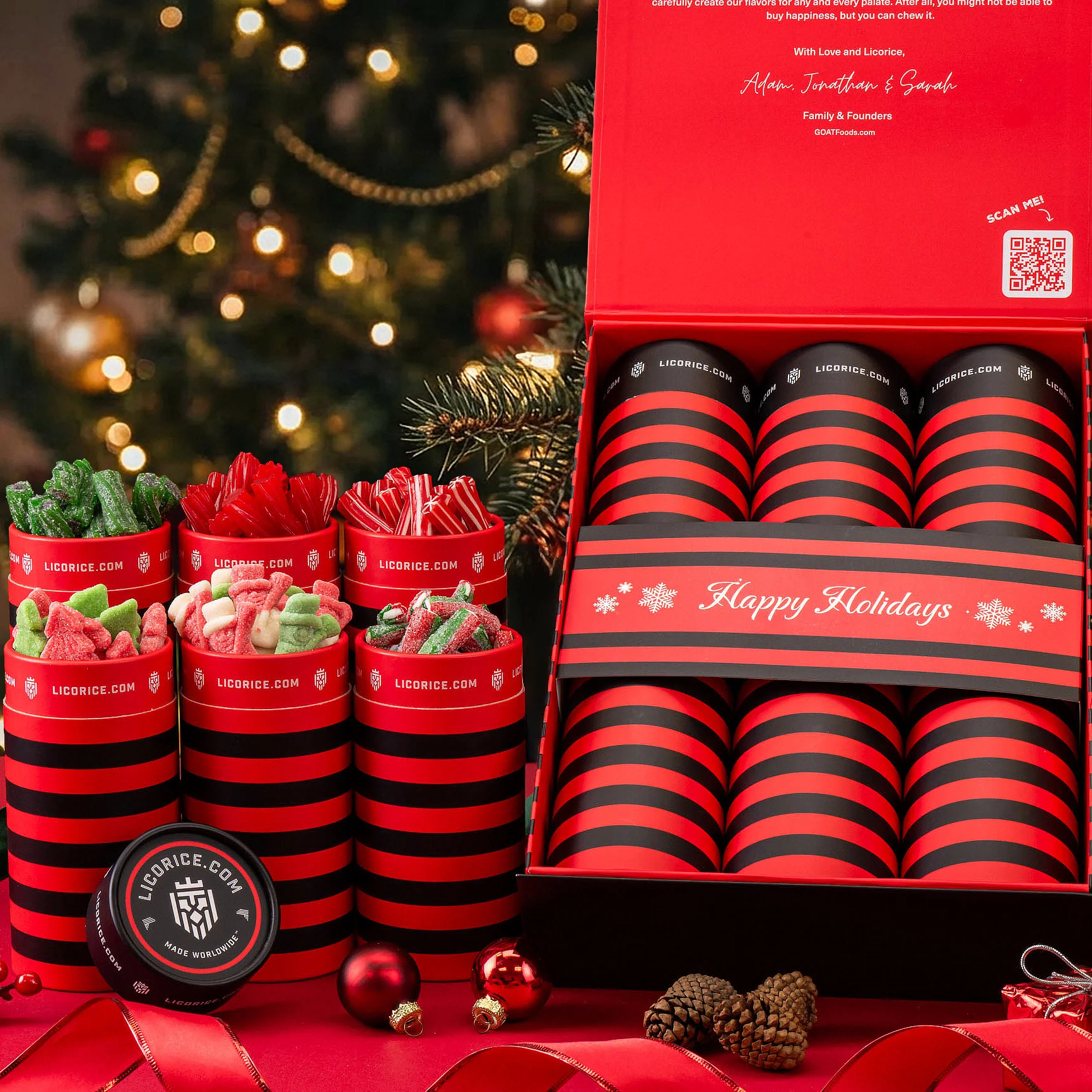 Image of Santa's Favorite Holiday - 6 Tube Gift Box