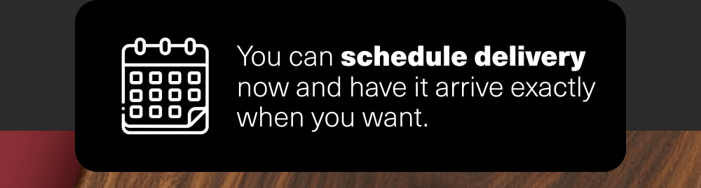 Schedule Delivery