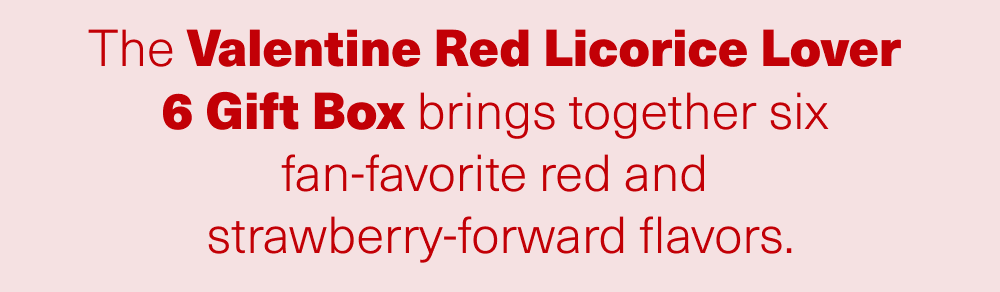 Shop Valentine Red Licorice Lover 6 Gift Box