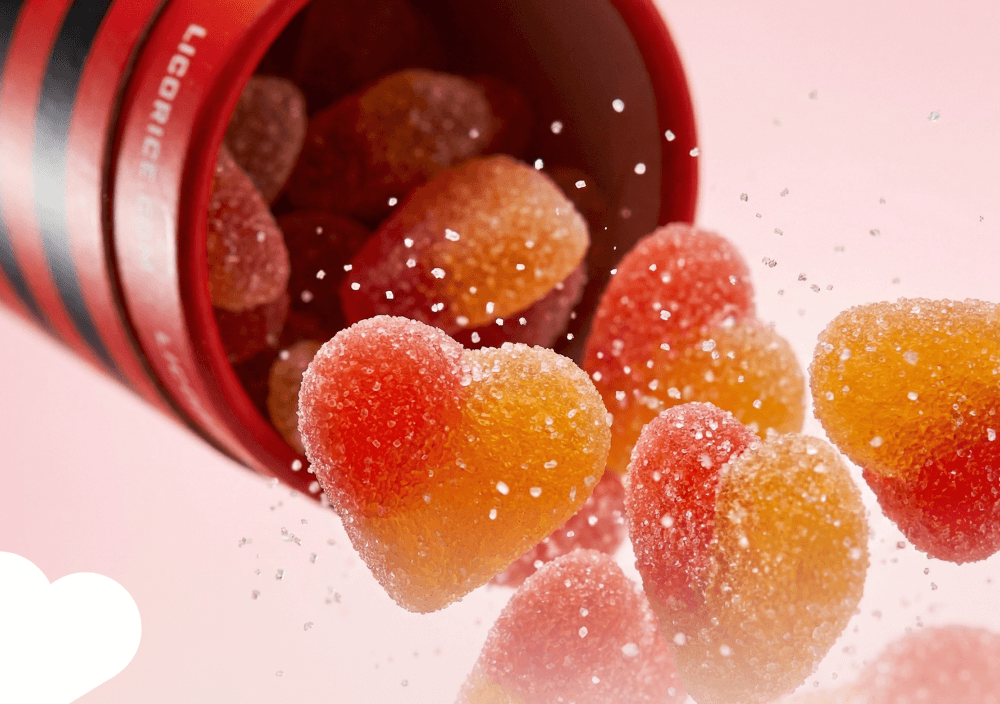 Try Peach Hearts