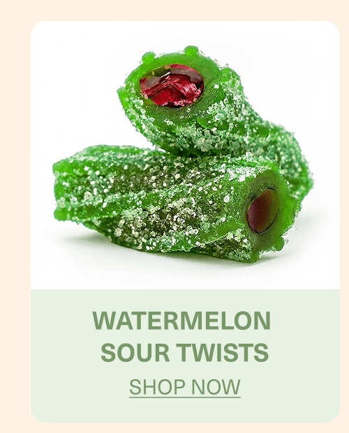Watermelon sour twists