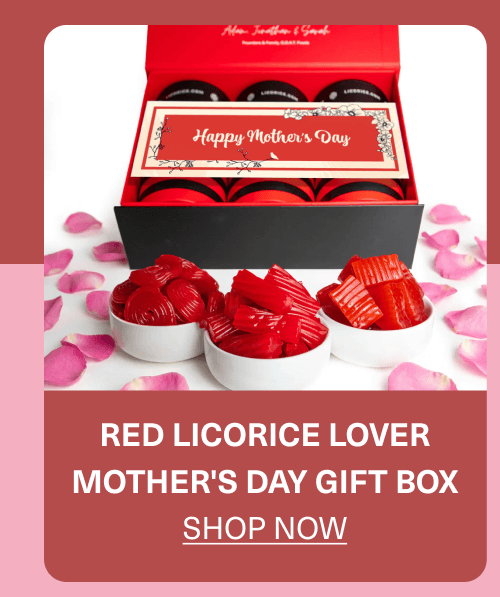 Red Licorice Lover Mother's Day Gift Box