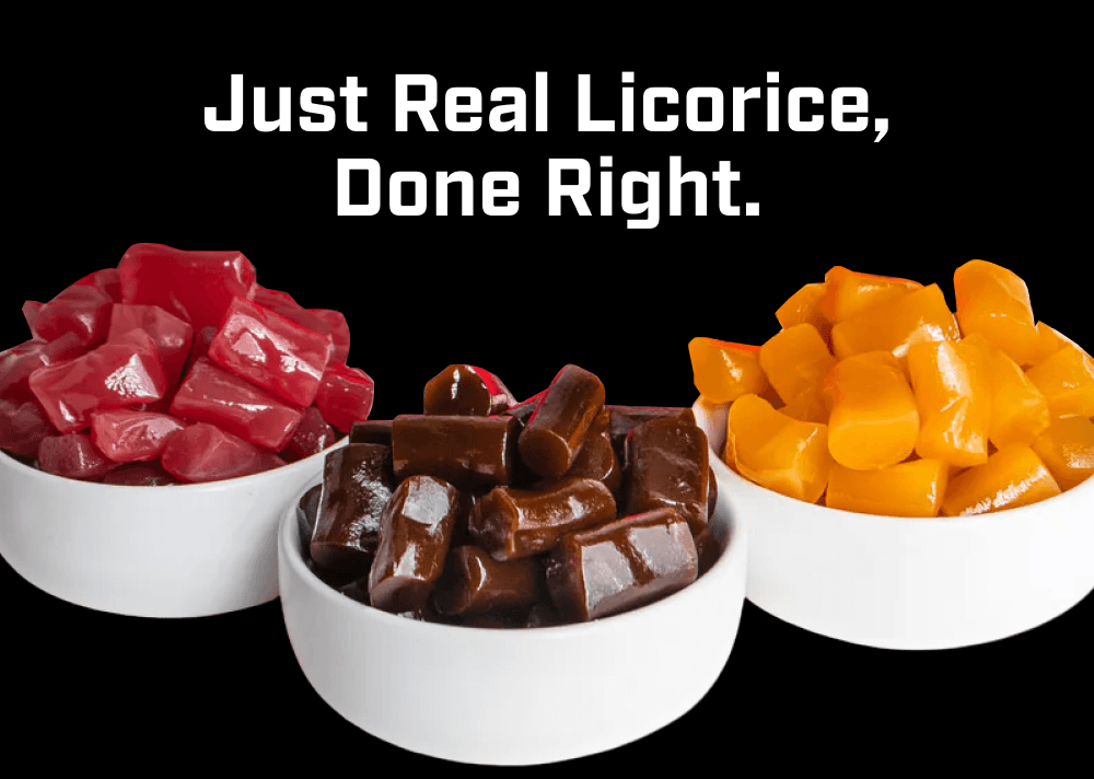 Just real licorice, done right.